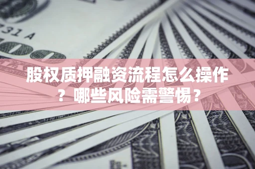 武汉股权质押融资流程怎么操作？哪些风险需警惕？