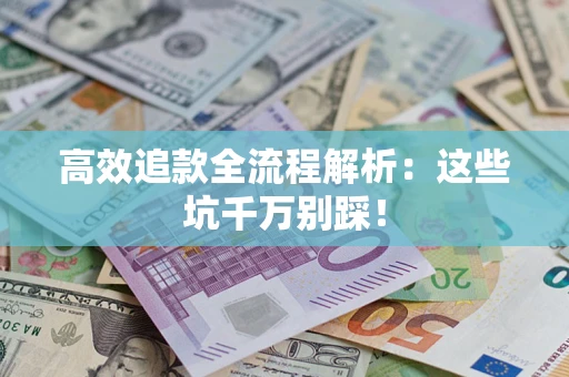 武汉高效追款全流程解析：这些坑千万别踩！