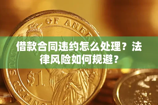 武汉借款合同违约怎么处理？法律风险如何规避？