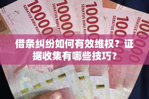 武汉借条纠纷如何有效维权？证据收集有哪些技巧？