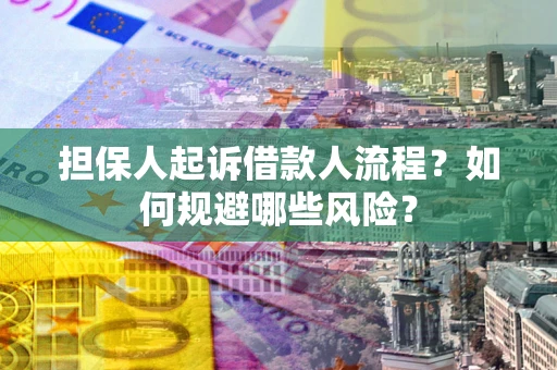 武汉担保人起诉借款人流程？如何规避哪些风险？