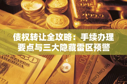 武汉债权转让全攻略：手续办理要点与三大隐藏雷区预警