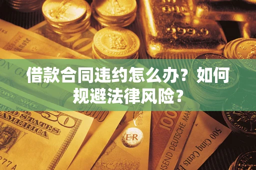 武汉借款合同违约怎么办？如何规避法律风险？